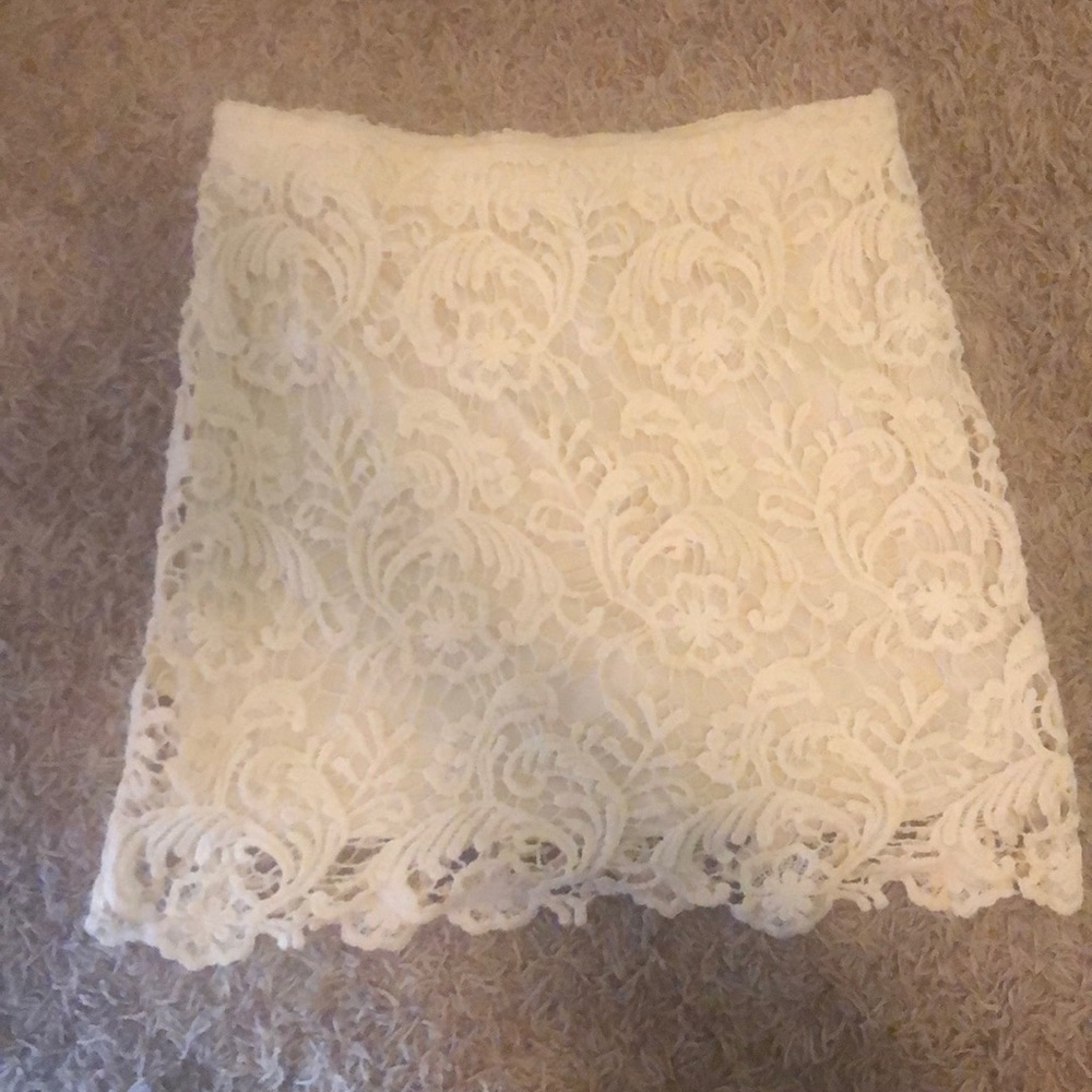 NWT Crochet mini skirt